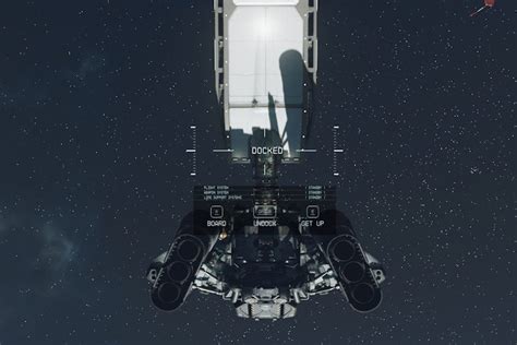 Lock onto the spacecraft, then approach it at 500 meters to initiate automatic docking procedures. To safely dock in Starfield, simply approach the space station or other point of interest, and lock onto it with your ship. When you approach the dockable POI, you may notice a new icon pop up telling you to dock.